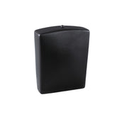 Janettee Black rectangle shaped ceramic bottle S PTMD - Vaas - PTMD - livinglovely.nl