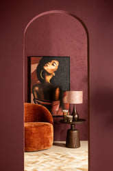 Janicia Black Polyester Painting Woman PTMD - Schilderij - PTMD - livinglovely.nl