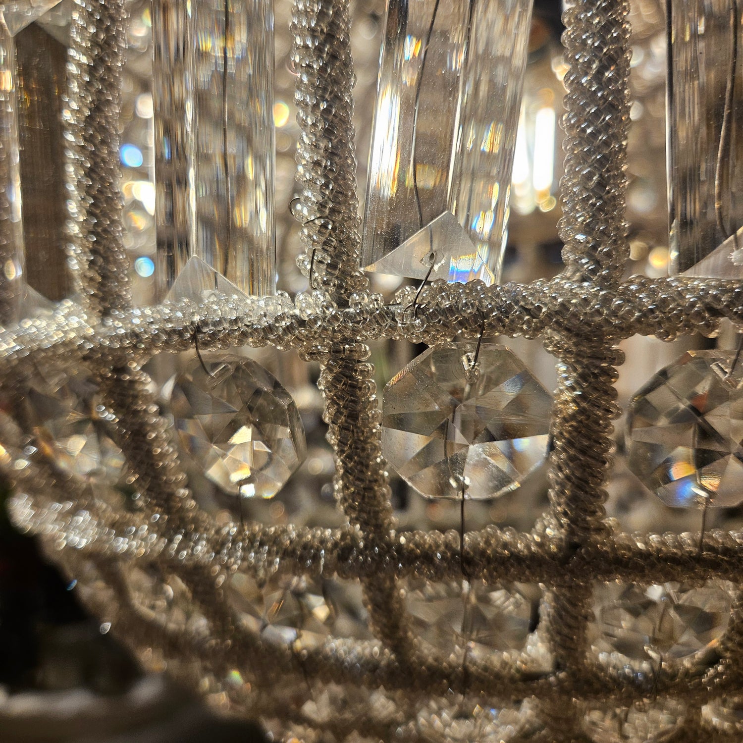Jaris Crystal Hanging Ball Chandelier Lamp S 35x35x51cm PTMD - Hanglamp - PTMD - livinglovely.nl