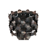 Jaye Black Iron Table Lamp Bended Circle Pattern PTMD - Tafellamp - PTMD - livinglovely.nl