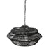 Jeff black Iron 5 layer round hanging lamp PTMD , Hanglamp , PTMD , livinglovely.nl