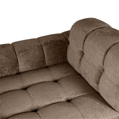 Jidde Sofa - Chaise Longue Arm Links - Berge 1042 - Beige PTMD - Elementen bank - PTMD - livinglovely.nl