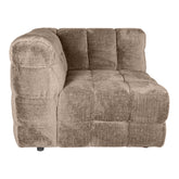 Jidde Sofa - Hoekstuk - Berge 1042 - Beige PTMD - Elementen bank - PTMD - livinglovely.nl