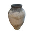 Jinsu White round GRC jar pot dark top PTMD - Pot - PTMD - livinglovely.nl