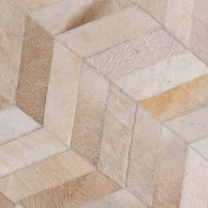 Joanne Beige Ovaal Vloerkleed 230x160cm PTMD - Vloerkleed - PTMD - livinglovely.nl