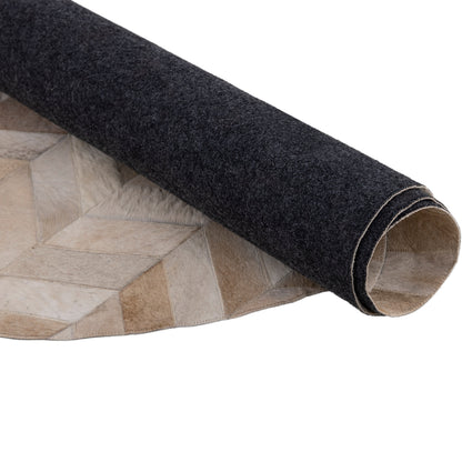 Joanne Beige Ovaal Vloerkleed 230x160cm PTMD - Vloerkleed - PTMD - livinglovely.nl