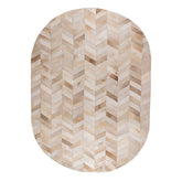 Joanne Beige Ovaal Vloerkleed 300x200cm PTMD - Vloerkleed - PTMD - livinglovely.nl