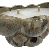 Jodie Green Ceramic Oval Outdoor Candle Circles Dripping L PTMD - Buitenkaars - PTMD - livinglovely.nl