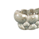 Jodie Green Ceramic Oval Outdoor Candle Circles Dripping L PTMD - Buitenkaars - PTMD - livinglovely.nl