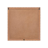 Jordie Brown Wooden Rect Wall Panel Round Pattern 60x60cm PTMD - Wandpaneel - PTMD - livinglovely.nl