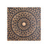 Jordie Brown Wooden Rect Wall Panel Round Pattern 60x60cm PTMD - Wandpaneel - PTMD - livinglovely.nl