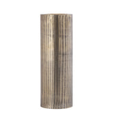 Jowad Antique Gold alu sheet Kandelaar rib L PTMD - Kandelaar - PTMD - livinglovely.nl
