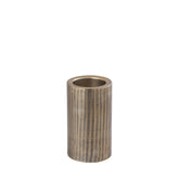 Jowad Antique Gold alu sheet Kandelaar rib S PTMD - Kandelaar - PTMD - livinglovely.nl