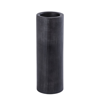 Jowad Graphite alu sheet Kandelaar rib L PTMD - Kandelaar - PTMD - livinglovely.nl
