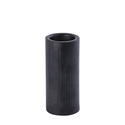 Jowad Graphite alu sheet Kandelaar rib M PTMD - Kandelaar - PTMD - livinglovely.nl