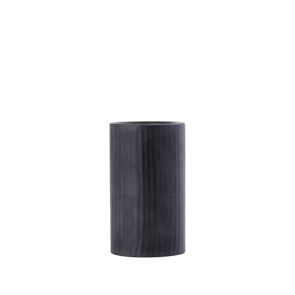 Jowad Graphite alu sheet Kandelaar rib S PTMD - Kandelaar - PTMD - livinglovely.nl