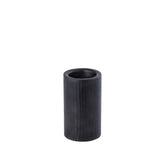 Jowad Graphite alu sheet Kandelaar rib S PTMD - Kandelaar - PTMD - livinglovely.nl