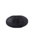 Jowad Graphite alu sheet pot ribbed low oval S - - PTMD - livinglovely.nl