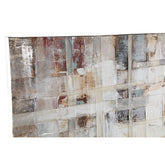 Julitta Cream canvas wall panel abstract mixture PTMD - Schilderij - PTMD - livinglovely.nl