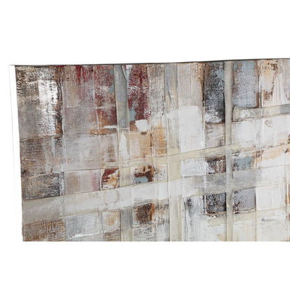 Julitta Cream canvas wall panel abstract mixture PTMD - Schilderij - PTMD - livinglovely.nl