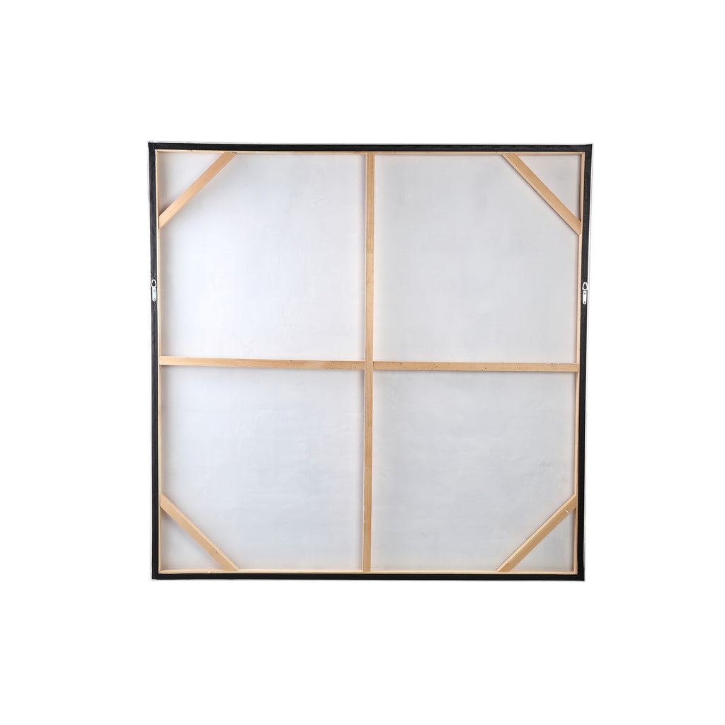Julitta Cream canvas wall panel abstract mixture PTMD - Schilderij - PTMD - livinglovely.nl