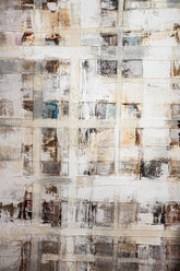 Julitta Cream canvas wall panel abstract mixture PTMD - Schilderij - PTMD - livinglovely.nl