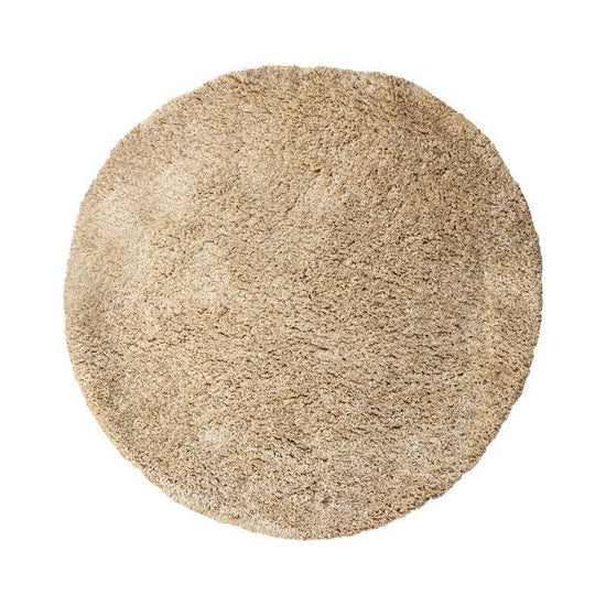 Jups Beige Vloerkleed Polyester Hanwoven Carpet Round PTMD , Vloerkleed , PTMD , livinglovely.nl