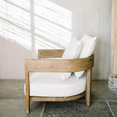 Juul Stoel Wit Leeff by Netty - Fauteuil - LEEFF - livinglovely.nl