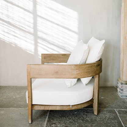 Juul Stoel Wit Leeff by Netty - Fauteuil - LEEFF - livinglovely.nl