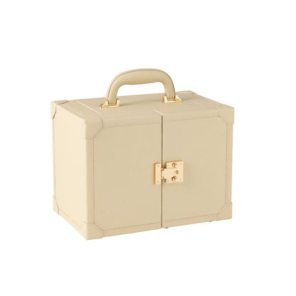 Juwelenkoffer Met Handvat Kunstleder Beige J-Line