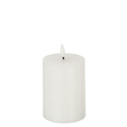 Kaars Led Wit Small - LED Kaars - J-Line - livinglovely.nl