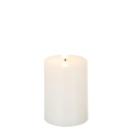 Kaars Led Wit Small - LED Kaars - J-Line - livinglovely.nl