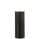 Kaars Led Zwart Large - LED Kaars - J-Line - livinglovely.nl