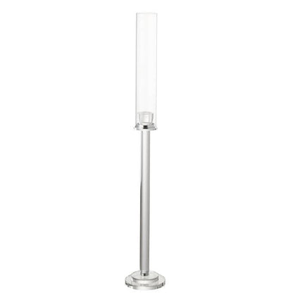 Kaarshouder Moira Glas Transparant Small - Kandelaar - J-Line - livinglovely.nl