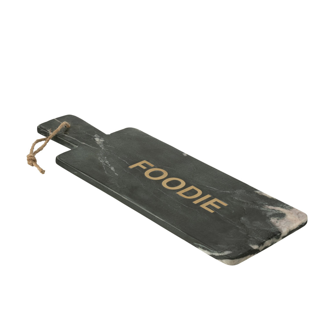Kaasplank Foodie Rechthoek Marmer Zwart/Goudkleurig Large J-Line