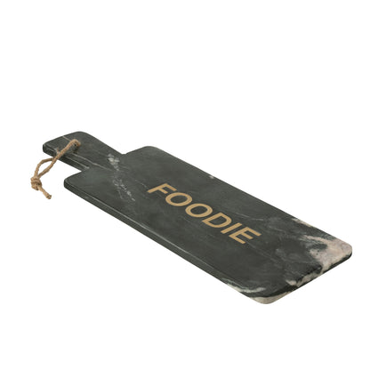 Kaasplank Foodie Rechthoek Marmer Zwart/Goudkleurig Large J-Line