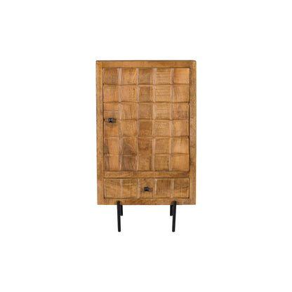 Kabinet Brandy van Starfurn vanuit een andere hoek, 103 cm hoog in warm mangohout