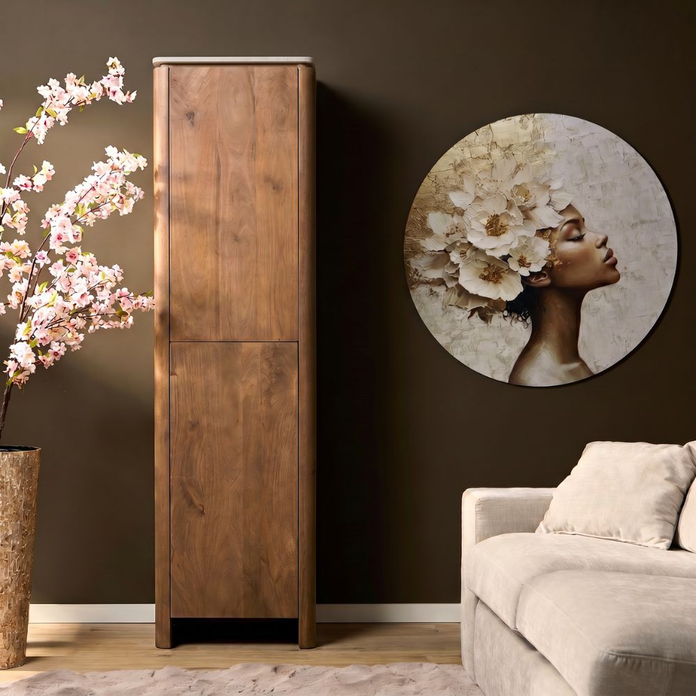 Slank Kabinet Dallas Mangohout van Starfurn uit de Dallas Naturel collectie