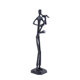 Kali Black casted alu statue man with saxophone PTMD - Beeld - PTMD - livinglovely.nl