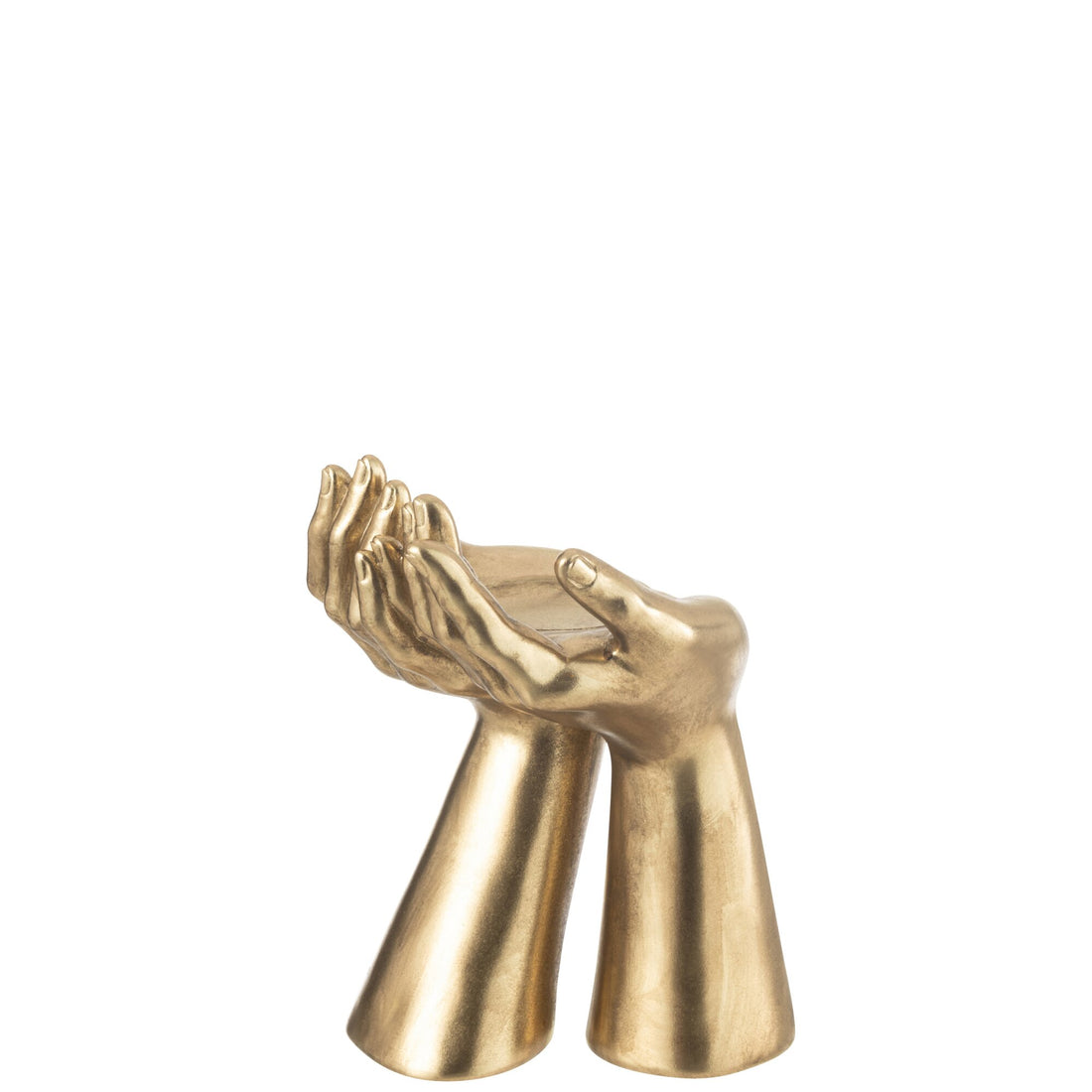 Kandelaar Handen Resine Goud J-Line