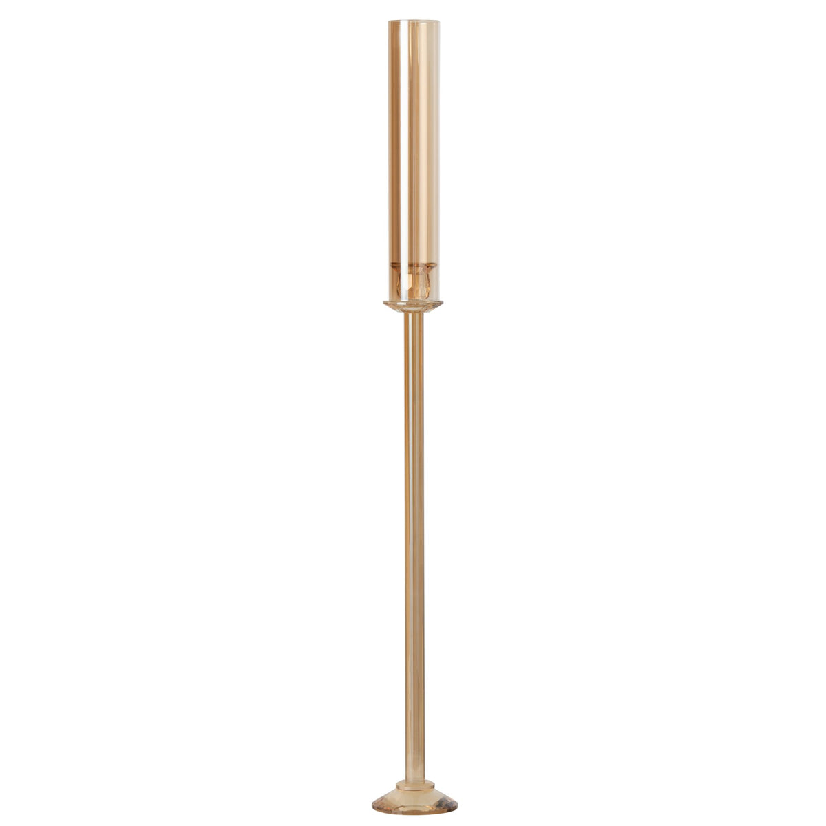 Kandelaar Kristal Goud Large van J-Line, kristallen kandelaar in goud van Ø11cm x H100cm