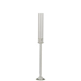 Kandelaar Kristal Transparant Medium van J-Line, kristallen kandelaar in transparant van Ø11cm x H80cm