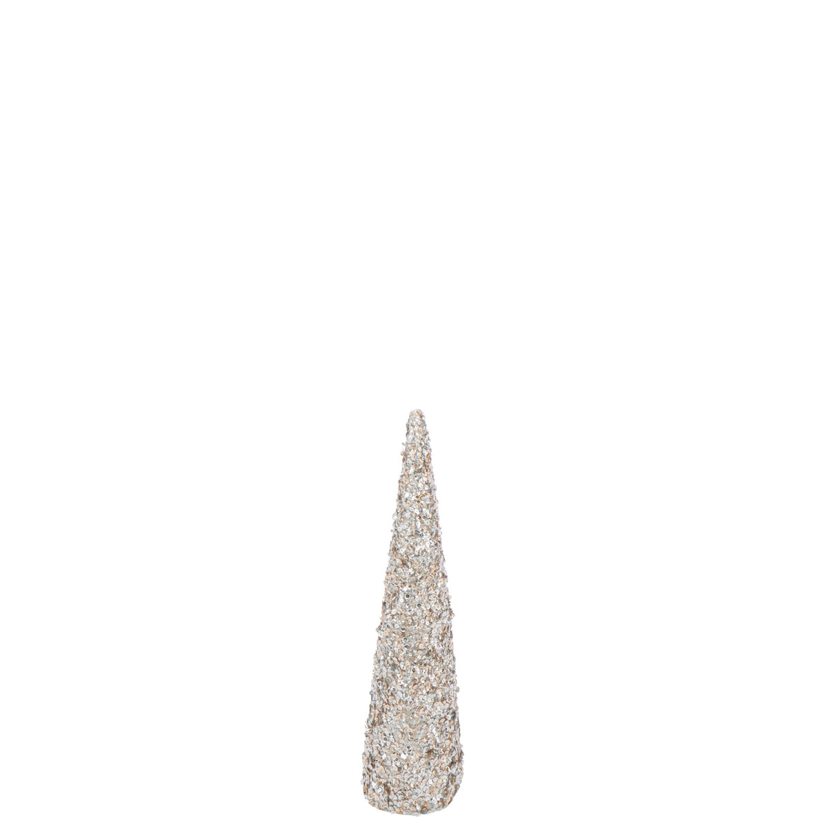 Kegel Pailletten Schuim Champagnekleurig Medium H56cm J-Line