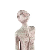 Keiton Grey human shaped statue high - Beeld - PTMD - livinglovely.nl