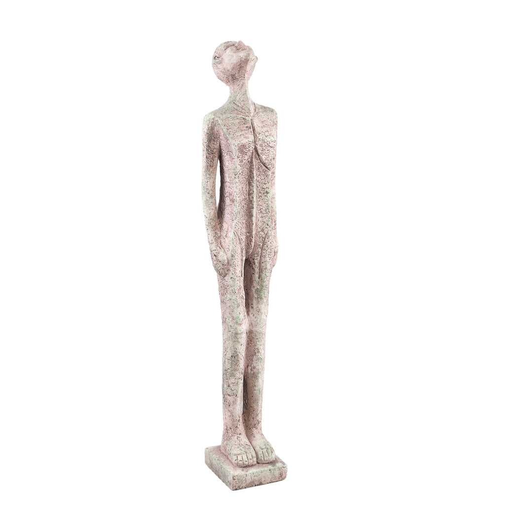 Keiton Grey human shaped statue high - Beeld - PTMD - livinglovely.nl