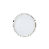 Kemp Brown Canvas Painting Rough Round S 90cmx2,5x90cm PTMD - Wandpaneel - PTMD - livinglovely.nl