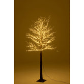 Kerstboom 2000 Led Plastiek Bruin Medium H180cm van J-Line, bruine kerstboom van plastiek, detail van de takken en afwerking