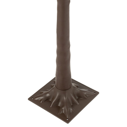 Kerstboom 2000 Led Plastiek Bruin Medium H180cm van J-Line, in een feestelijk gestylede setting
