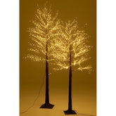 Kerstboom 2000 Led Plastiek Bruin Medium H180cm van J-Line, geplaatst in een sfeervol interieur