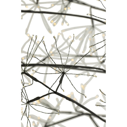 Kerstboom 3000 Led Metaal Zwart Large H300cm van J-Line, zwarte kerstboom van metaal, close-up van het materiaal